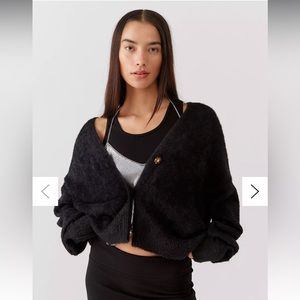 Urban Outfitters UO Thea fuzzy cardigan